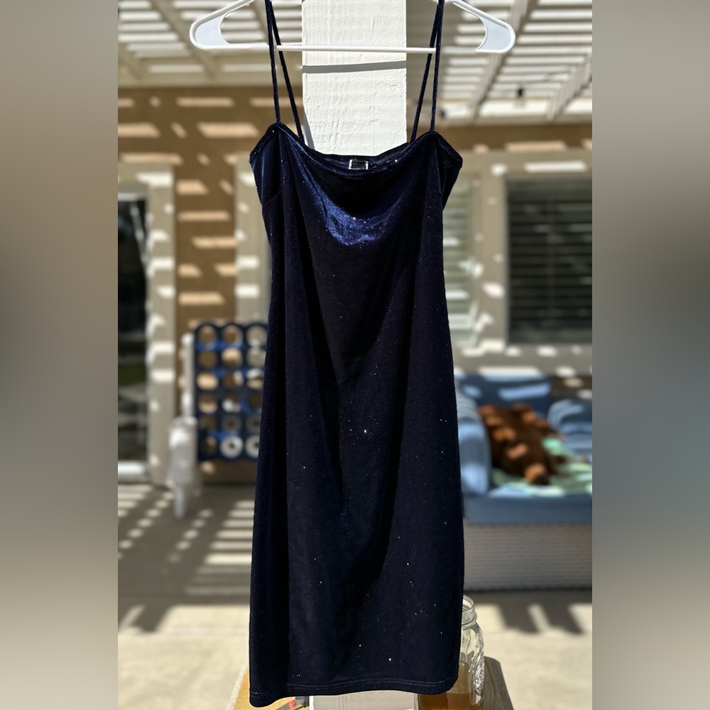 Windsor Women’s Elegant Blue Sparkle Dress